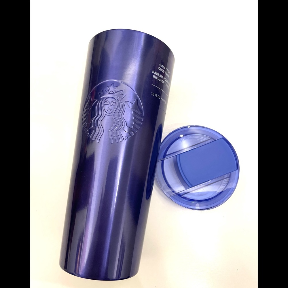 BLUE💙 - Stainless steel purple tumbler Summer 2021